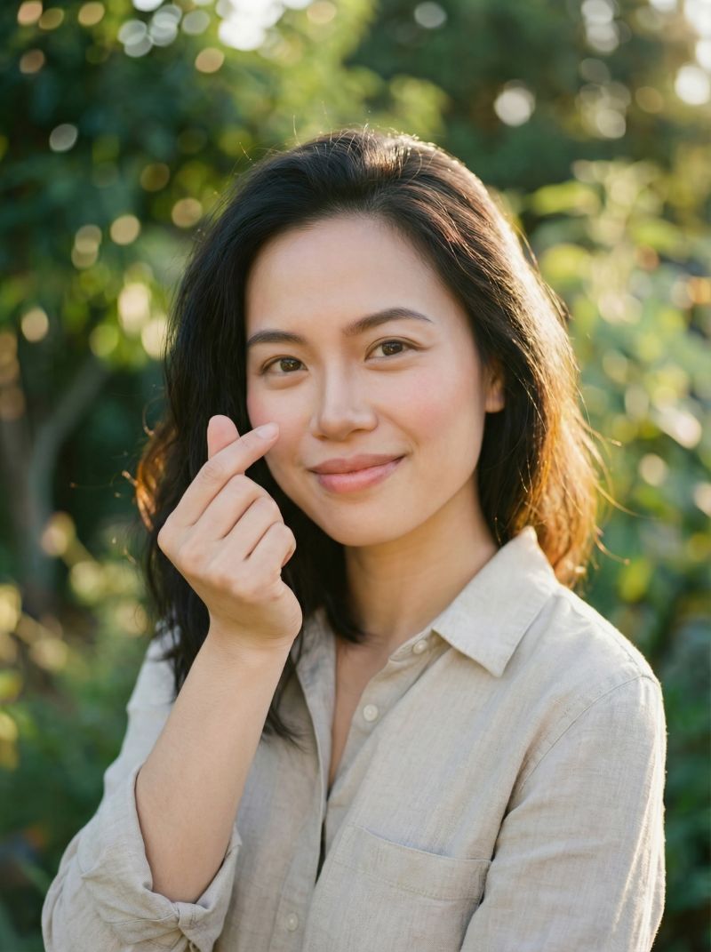 Portrait after AI studio edit