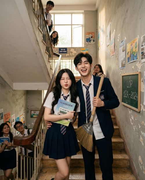 Edited couple AI image