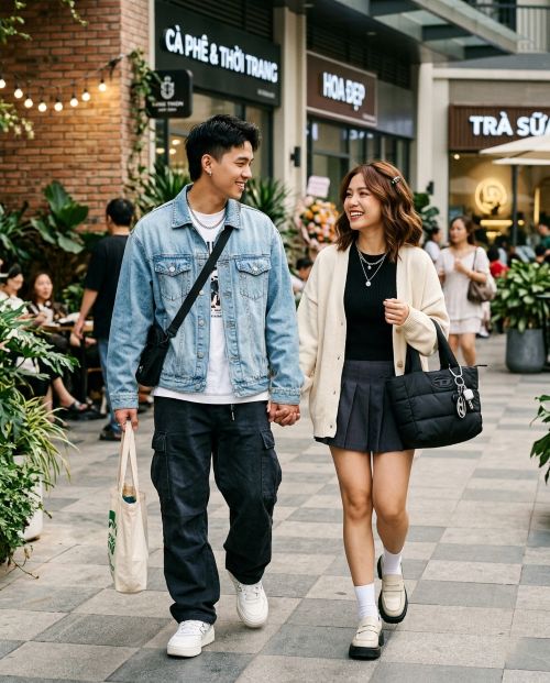 Couple photo before AI edit